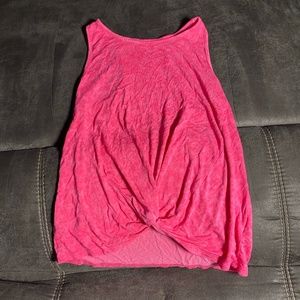 Pink tank top from wonder nation size 7/8 in girls